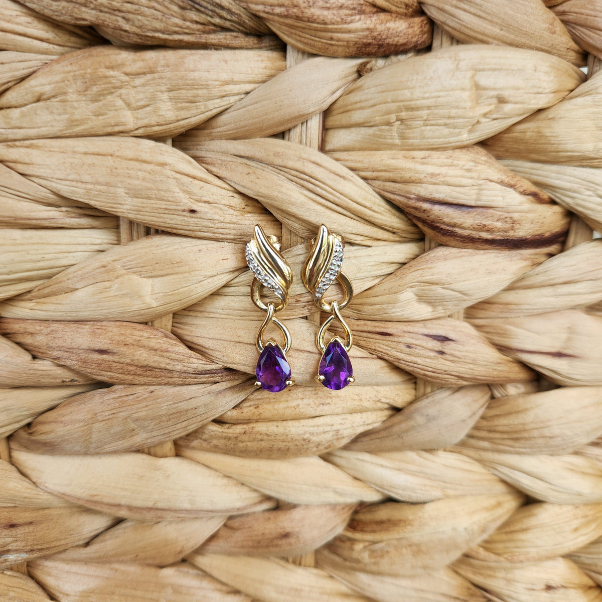 Vintage 14K Yellow Gold Earrings