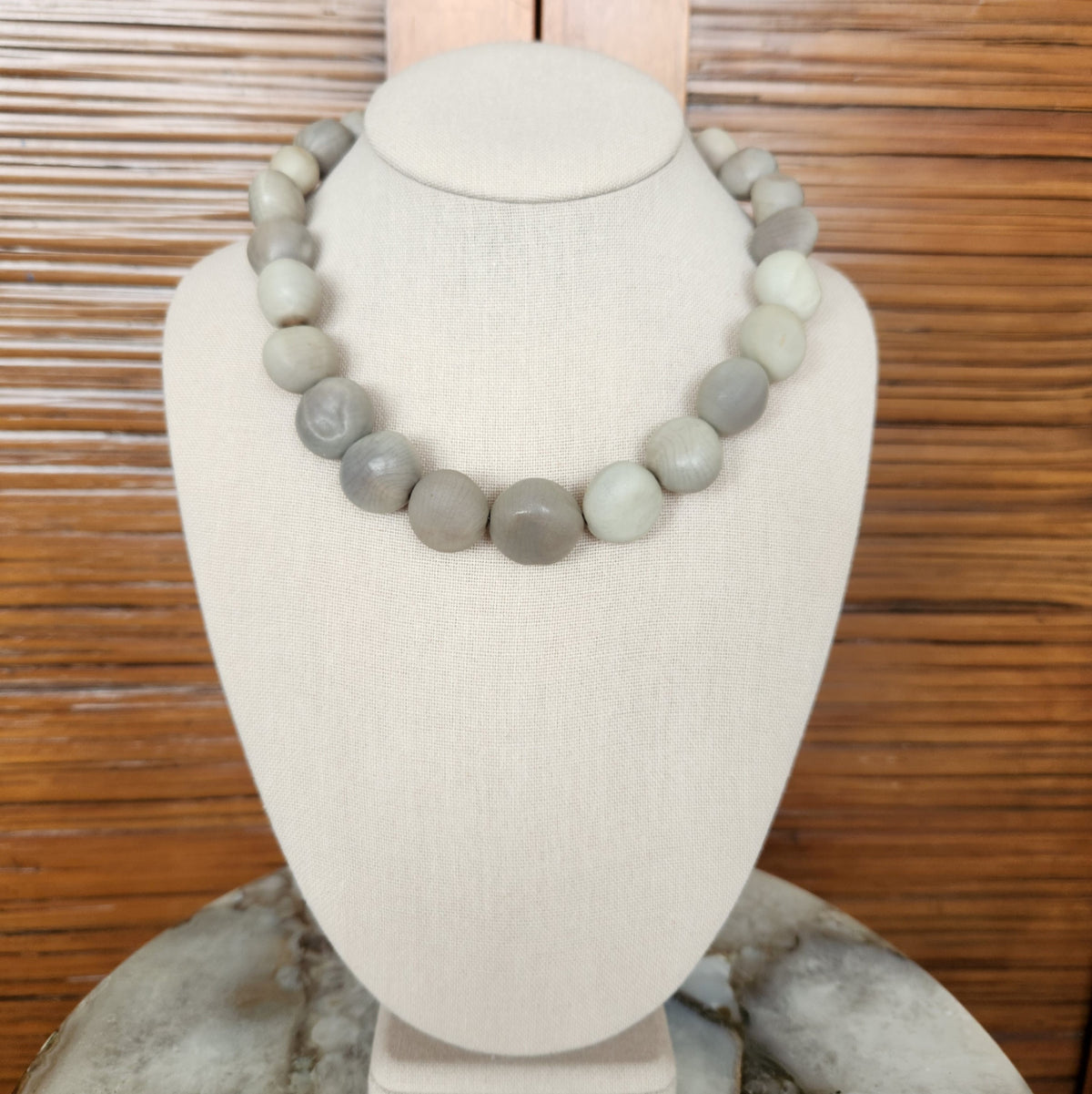 Sterling Silver Vero Beach Knicker Bean Bead Necklace, 18"