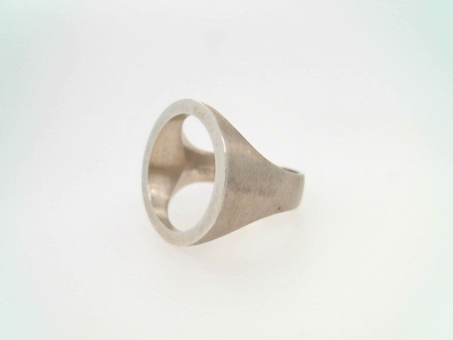 Sterling Silver "You Complete Me" Open Circle Ring