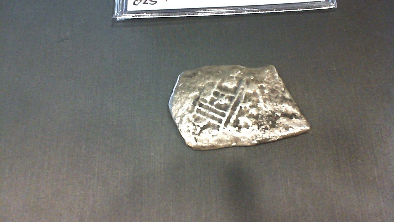 Silver Spanish 4 Reale Minted In Mexico; 1715 Fleet; Year 1700S; Phillip V; Weight 12.73 Gr