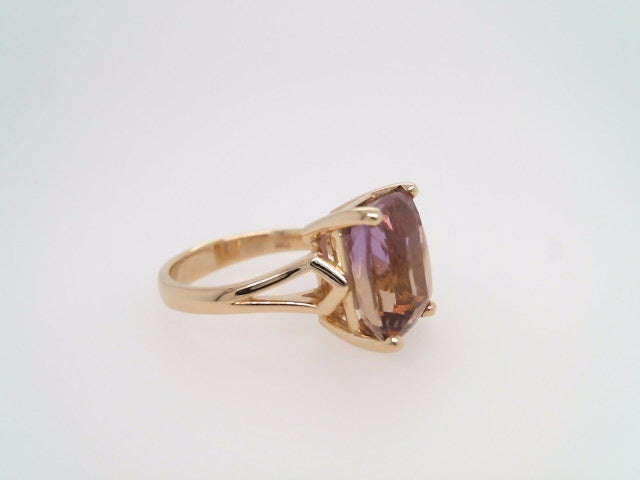 14ky Ametrine Ring