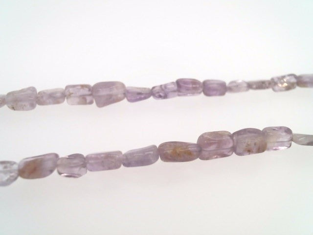 Handmade Sterling Silver Amethyst Bead Necklace With Haitian Coin Dated 1998, 18"