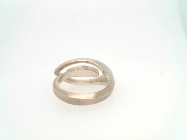 Sterling Silver & 18 Karat Yellow Gold "My Eye On You" Ring With Brushed Finish