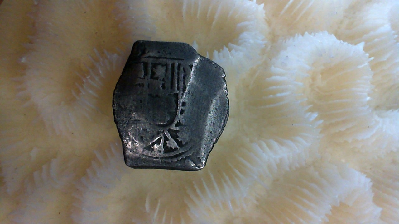 1715 Fleet 4 Reales Coin
Date: 1700s
Reign: Philip V
Mint: Mexico