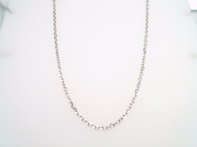 14 Karat White Gold 1.9Mm Cable Chain Length 16"