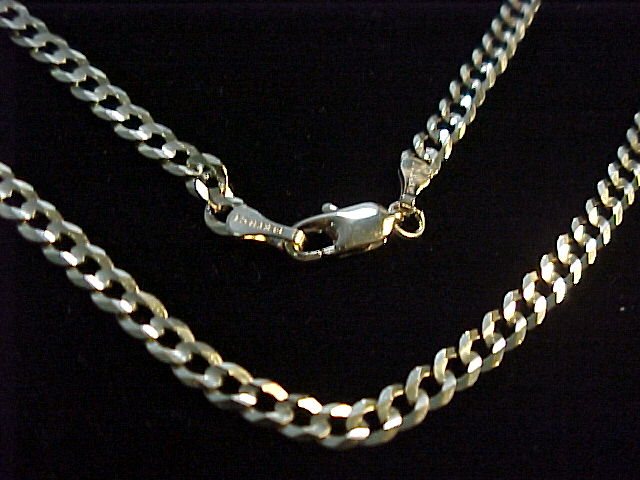 14 Karat Yellow Gold Curb Chain 20"