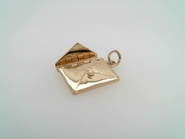 Vintage 14 Karat Yellow Gold Envelope Charm