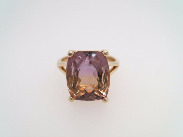 14ky Ametrine Ring