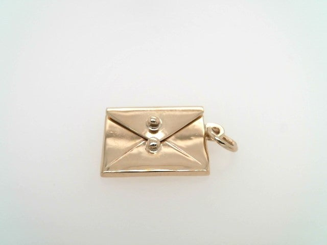 Vintage 14 Karat Yellow Gold Envelope Charm