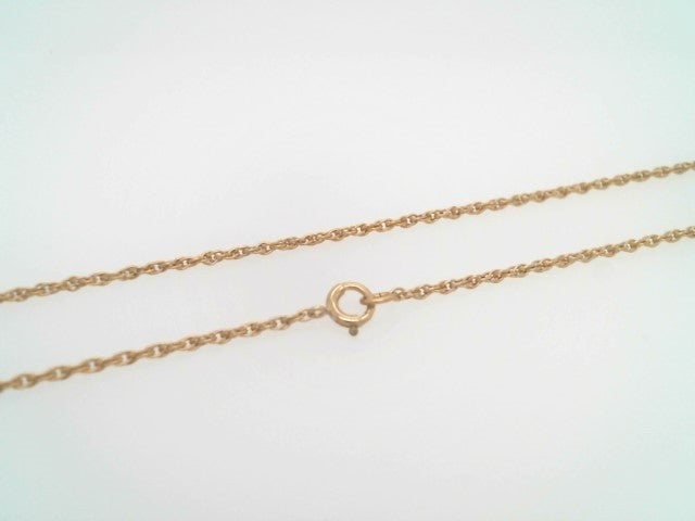 14 Karat Yellow Gold 2 Mm Rope Chain 15"