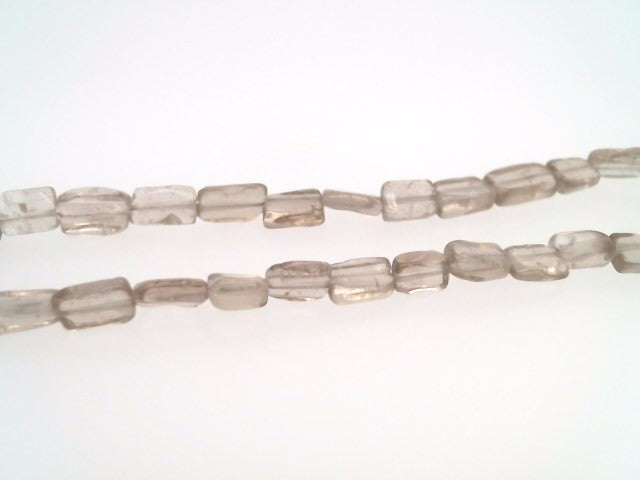 Handmade Sterling Silver Smokey Quartz Bead Necklace With Uruguay Coin Dated 1980, 18"