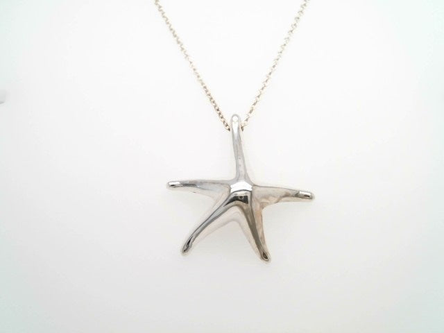 Vintage Elsa Peretti For Tiffany & Co 28 Mm Starfish Necklace, 16"