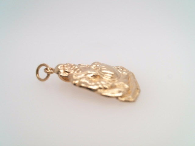 Vintage 14 Karat Yellow Gold Laughing Buddha Charm Pendant
