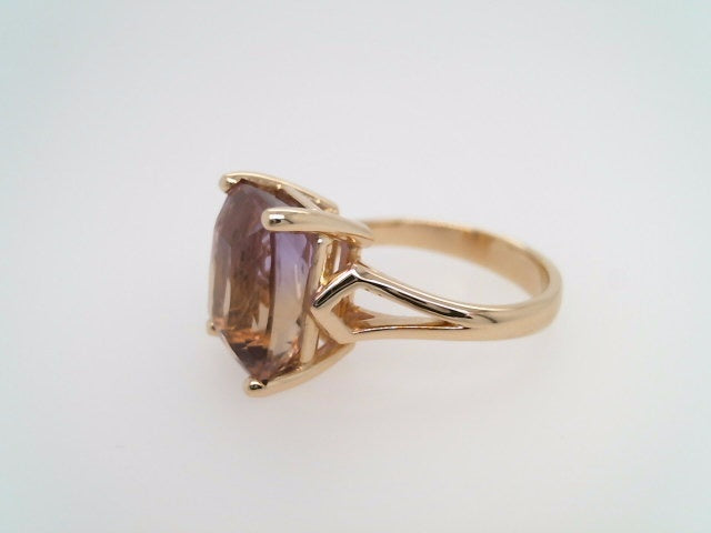14ky Ametrine Ring