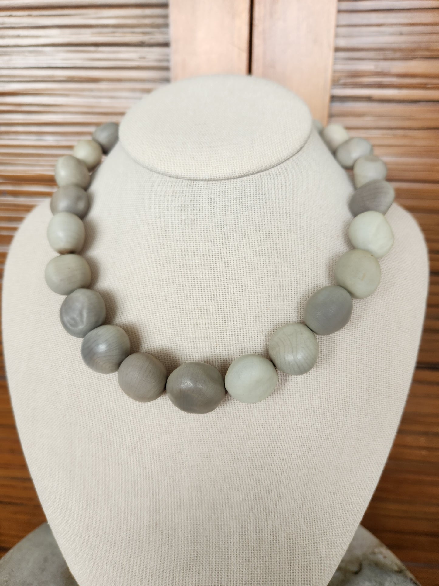 Sterling Silver Vero Beach Knicker Bean Bead Necklace, 18"