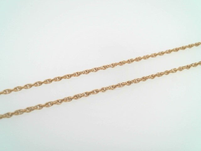 14 Karat Yellow Gold 2 Mm Rope Chain 15"