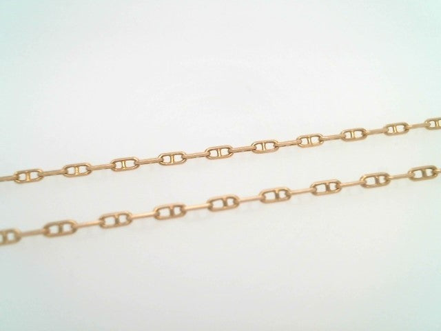 14 Karat Yellow Gold 2 Mm Mariner's Link Chain, 16"
