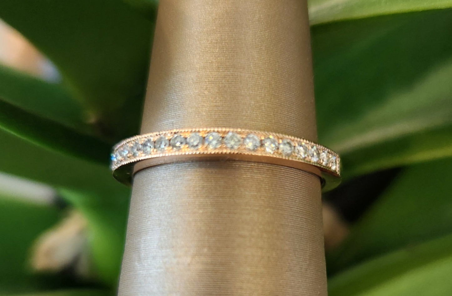 Online Special * 14K Rose Gold Diamond Band