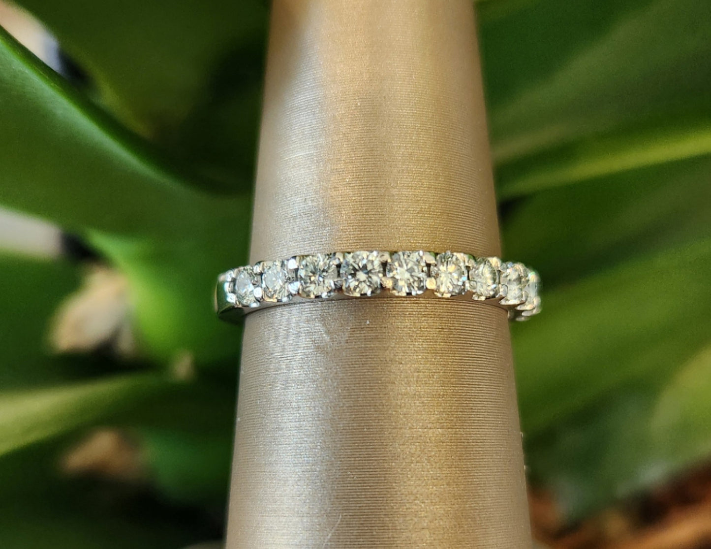 Online Special * Platinum 12-Stone Diamond Band