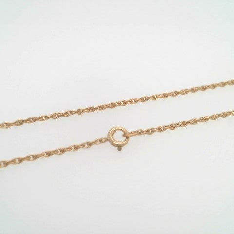 14 Karat Yellow Gold 2 Mm Rope Chain 15"