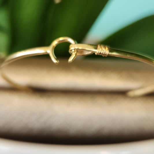 Vintage 14K YG Bangle Bracelet