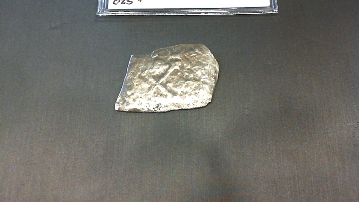 Silver Spanish 4 Reale Minted In Mexico; 1715 Fleet; Year 1700S; Phillip V; Weight 12.73 Gr