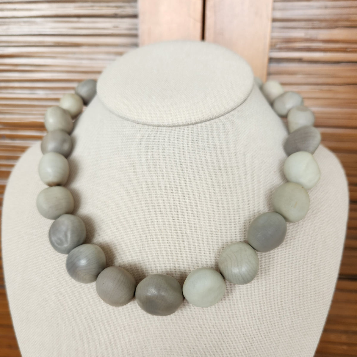 Sterling Silver Vero Beach Knicker Bean Bead Necklace, 18"