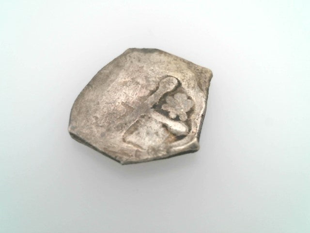 Silver Spanish 4 Reale Minted In Mexico; 1715 Fleet; Year 1700S; Phillip V; Weight 11.78 Gr; Grade 2