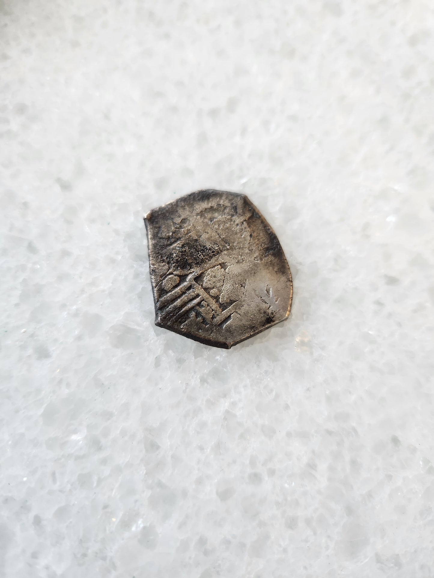 Silver Spanish 4 Reale Minted In Mexico; 1715 Fleet; Year 1700S; Phillip V; Weight 11.78 Gr; Grade 2