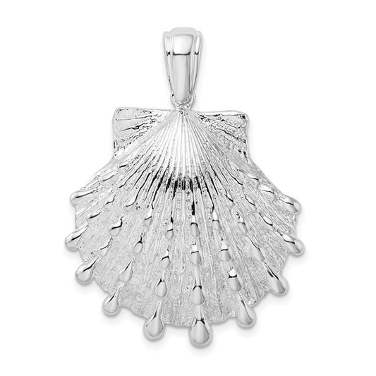Sterling Silver Lion's Paw Shell Pendant