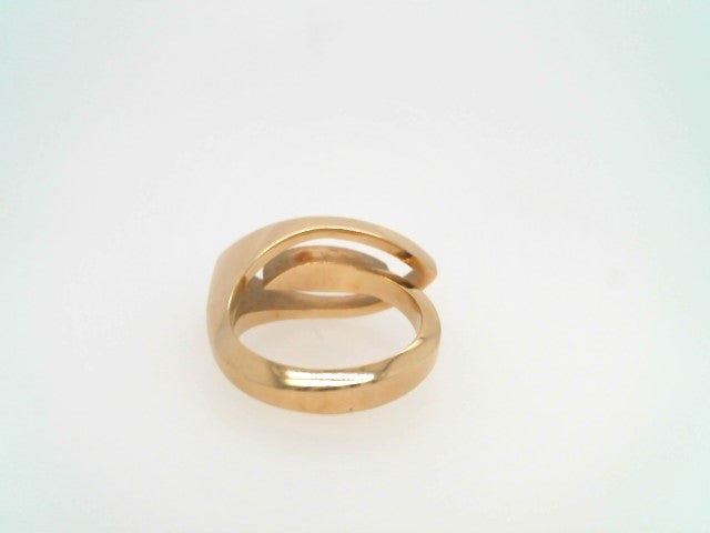 18 Karat Yellow Gold "My Eye On You" Ring With Brushed Satin Finish
F