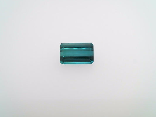 Loose 5.14 Carat Emerald Cut Indicolite Tourmaline