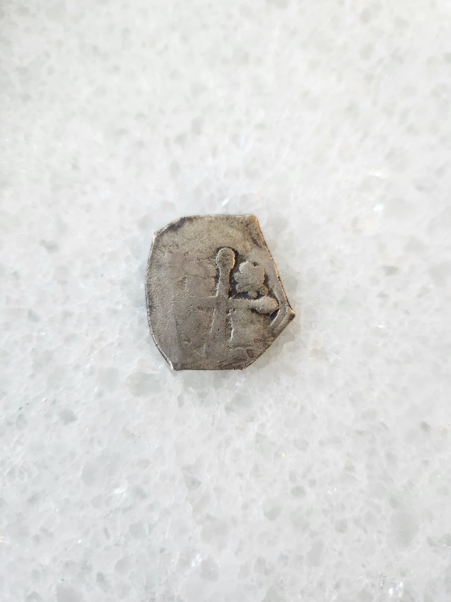 Silver Spanish 4 Reale Minted In Mexico; 1715 Fleet; Year 1700S; Phillip V; Weight 11.78 Gr; Grade 2