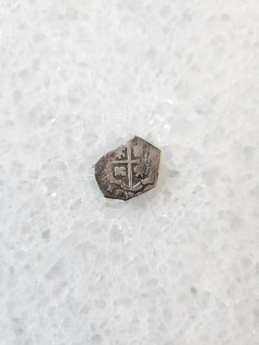 Silver Spanish 1 Reale Minted In Madrid; Spanish Colonial; Year 1700s; Phillip V; Weight 2.36 Gr Rare Colonial Coin Found By Rupert Gates On The 1715 Fleet (Steve Is Finding The 2nd Cert.)