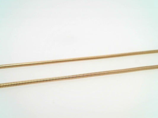 Vintage 14 Karat Yellow Gold 1.5 Mm Smooth Snake Chain, 24"